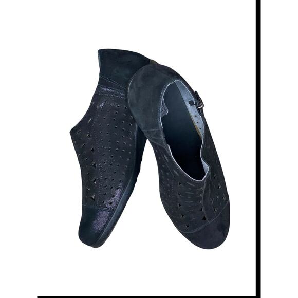 Drew Metro Black Merlin Women's Therapeutic Diabetic Comfort 9WW loafers - Picture 4 of 9